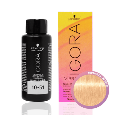SCHWARZKOPF - IGORA VIBRANCE_Igora Vibrance 10 - 51 Gold Cendre Soft Toner_Cosmetic World